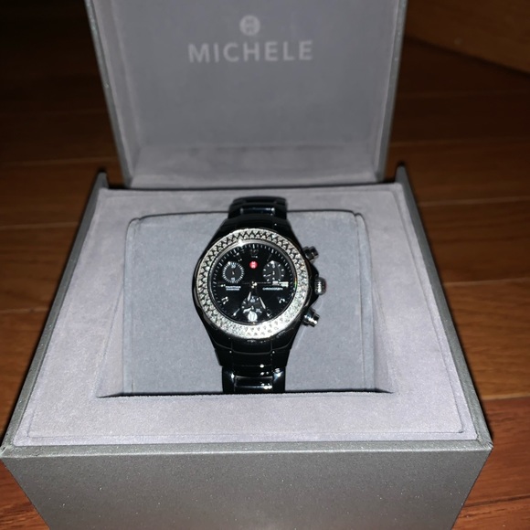 Michele Tahitian Ceramic Watch - Picture 1 of 4
